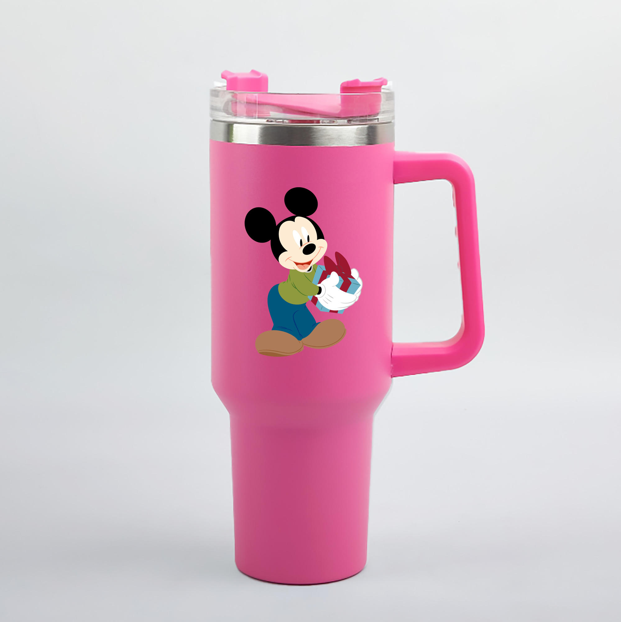 （画像用） ミッキーマウス Mickey Mouse 1200mL車用タンブラー（カラープリント）